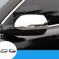 Rear view mirror cover for 2017-2019 Honda CR-V in silver plating finish pair