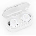 Wireless Bluetooth TWS earbuds in black, white and two-tone colour options with 15-metre range
