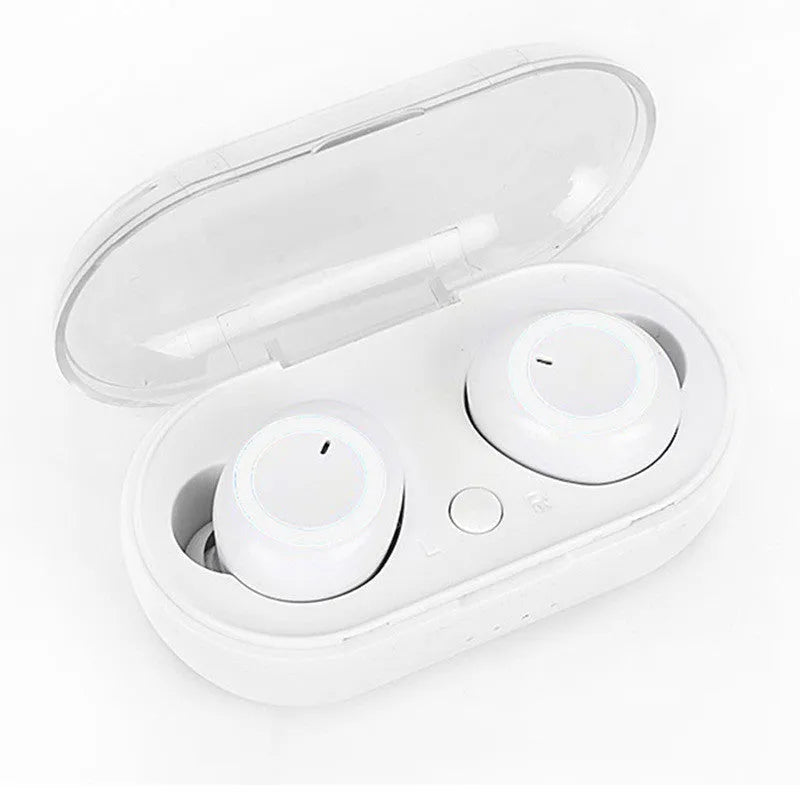 Wireless Bluetooth TWS earbuds in black, white and two-tone colour options with 15-metre range