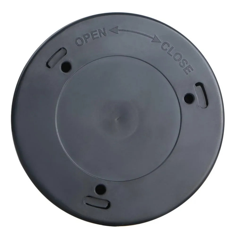 Silver wireless motion sensor night light showing compact square design and LED array.