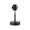 Black USB dual-head sunset rainbow projection lamp with touch controls measuring 140x240mm