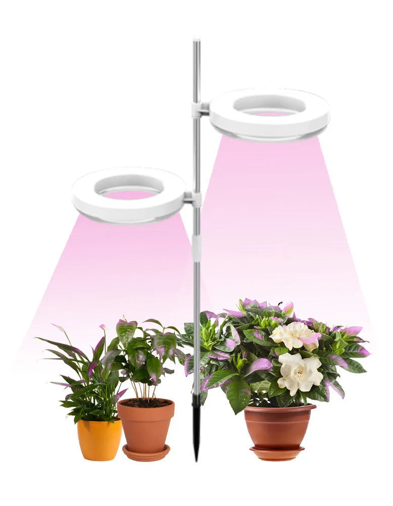 Adjustable desk plant growth lamp with full spectrum light for indoor gardening