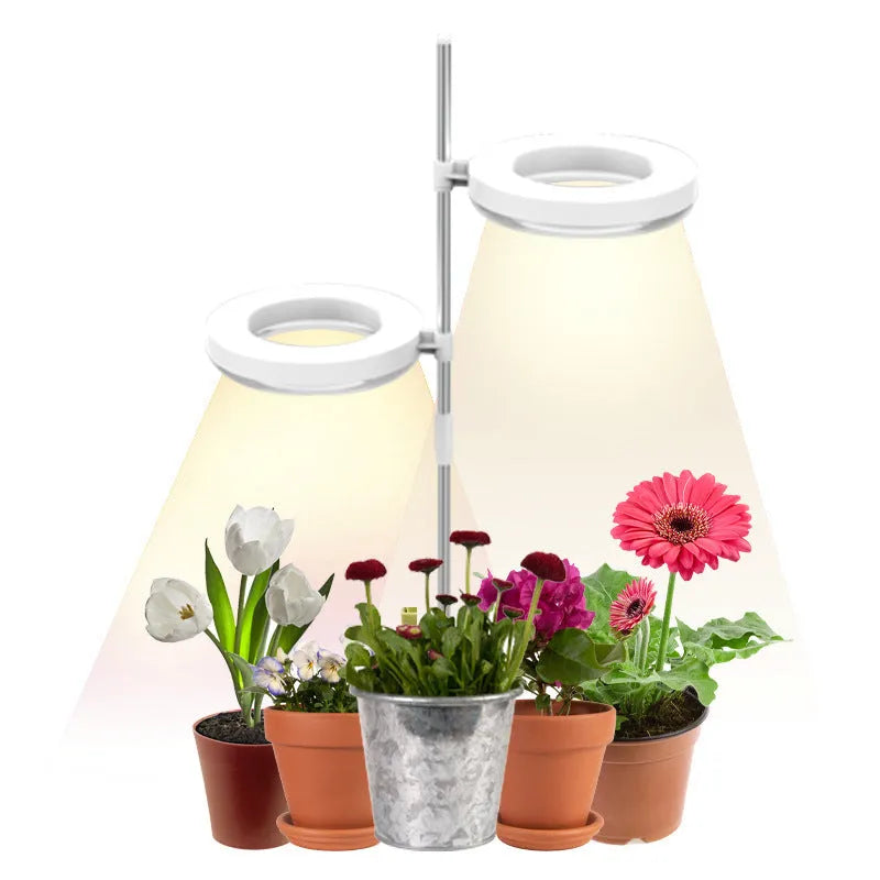 Adjustable desk plant growth lamp with full spectrum light for indoor gardening