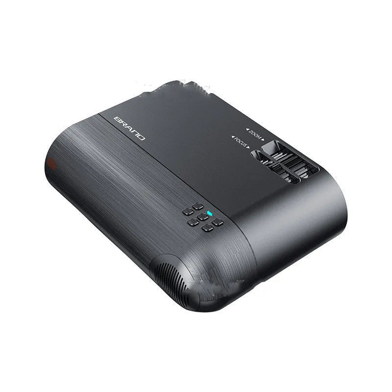 Portable Android projector with wireless phone connectivity and 8K Blu-ray lens for daytime viewing