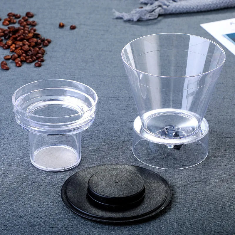 Glass ice drip coffee pot cold brew maker drip type coffee machine New Chinese style