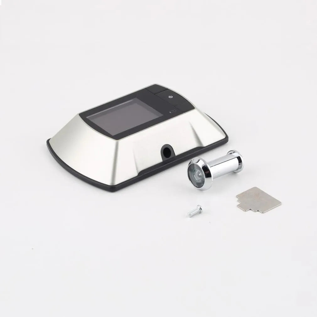 Digital wireless door peephole with LCD monitor and outdoor camera unit for home security