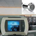 Digital wireless door peephole with LCD monitor and outdoor camera unit for home security