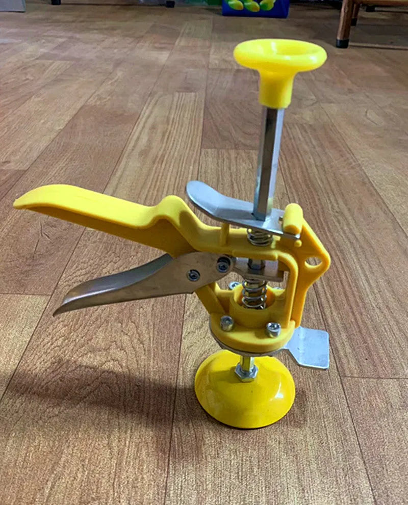 Adjustable height tile raising locator tool for concrete floor levelling and tile installation