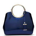 Women's polyester party handbag in seven colours with card slots and zipper pocket measuring 28x10.5x22cm