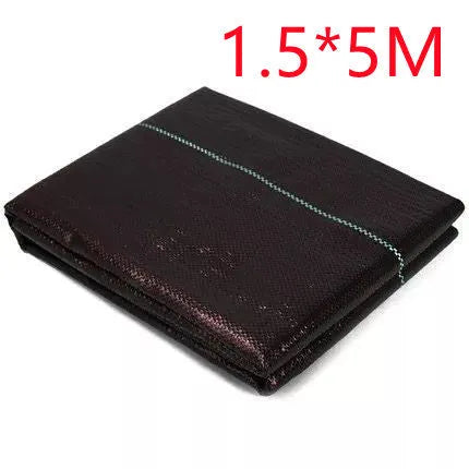 Black composite woven polyethylene weed-proof ground cover cloth for farmland and greenhouse applications