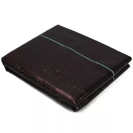 Black composite woven polyethylene weed-proof ground cover cloth for farmland and greenhouse applications