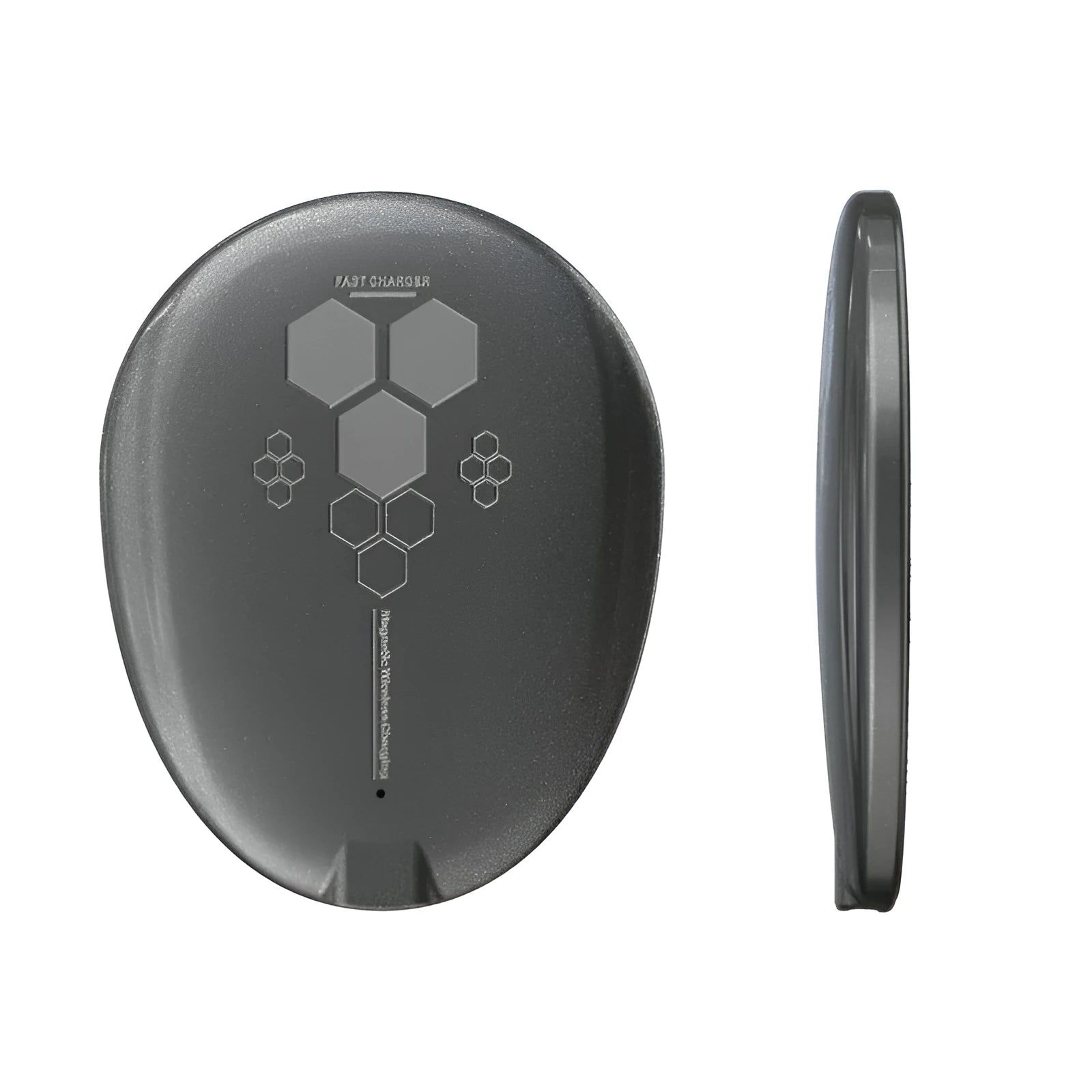 Black C01 magnetic wireless charger with USB-C input for 12V electronic devices