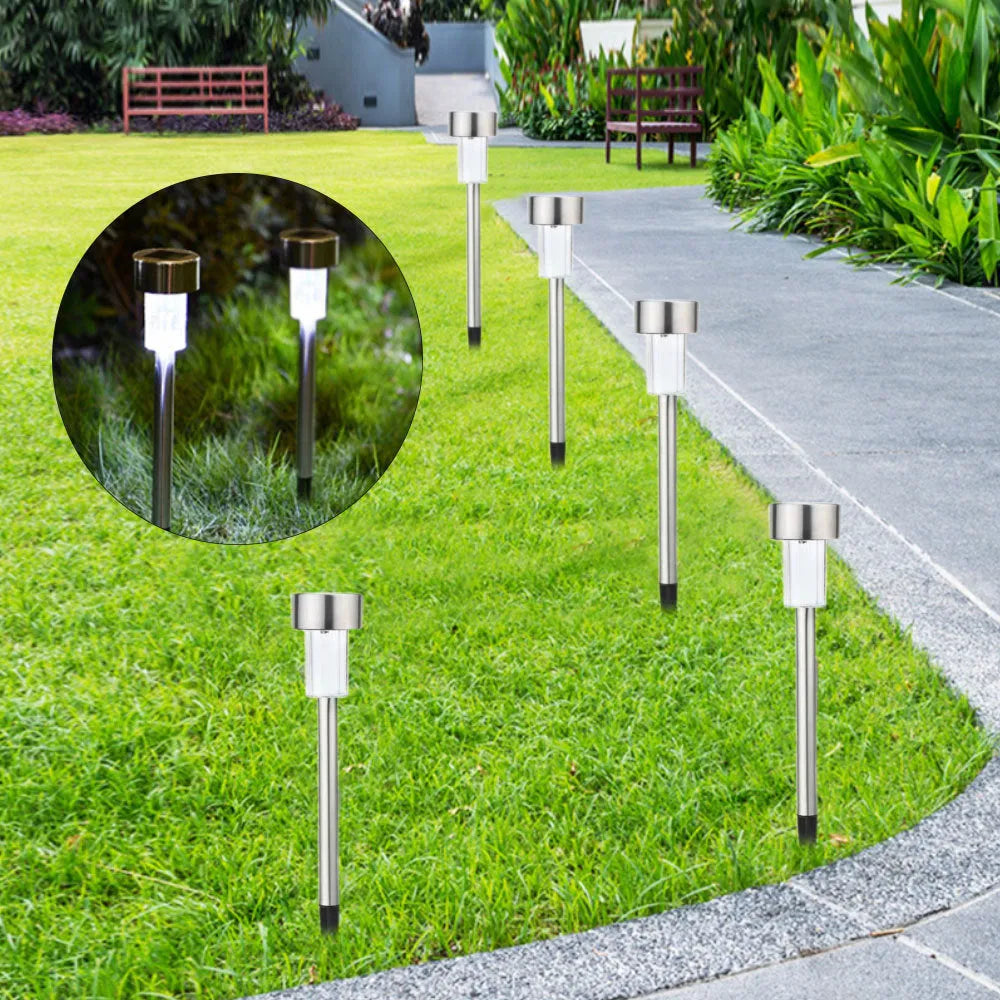 Stainless steel garden landscape LED light with IP44 waterproof rating and 12-16 hour lighting time
