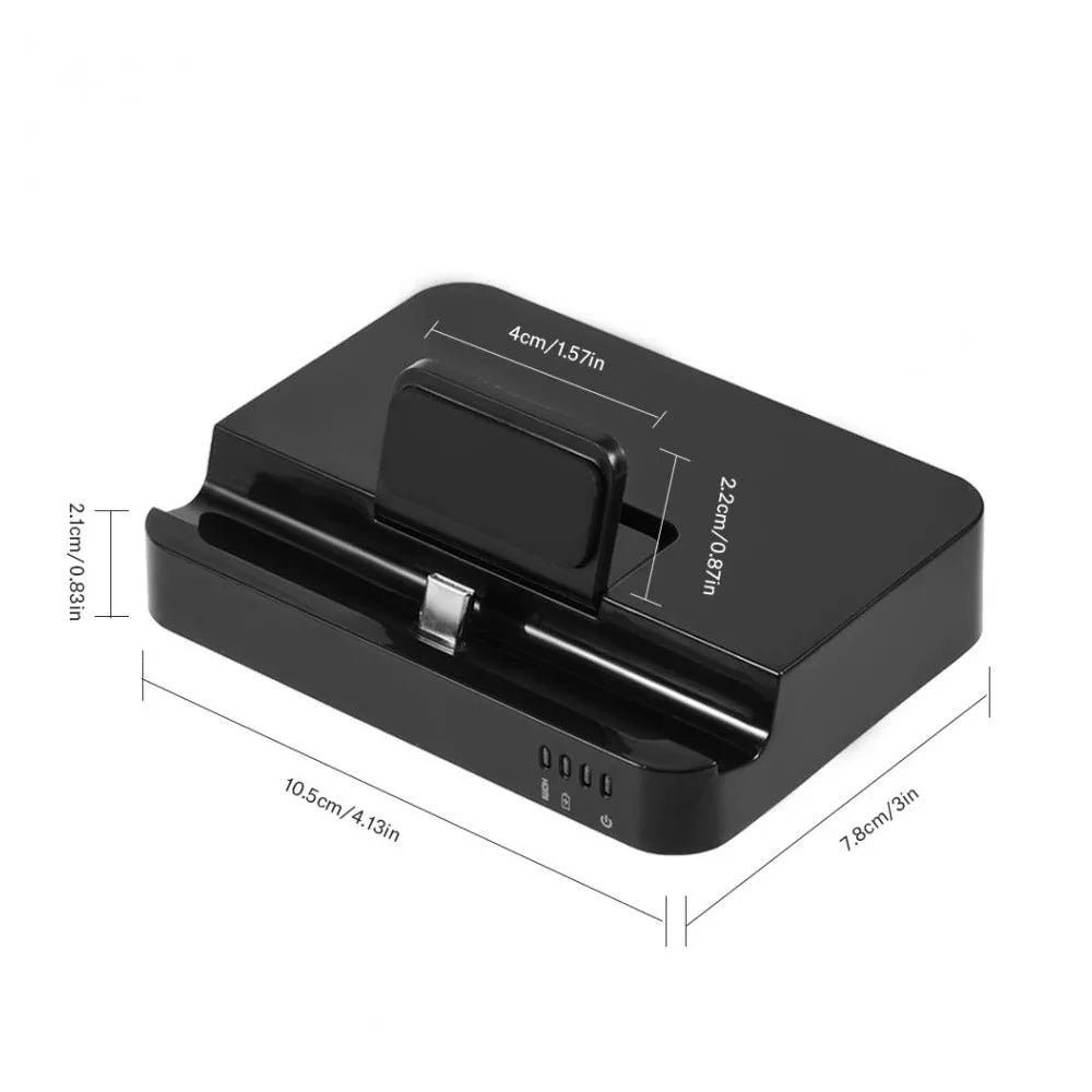 Black mobile phone to HD television converter with USB 3.0 connection