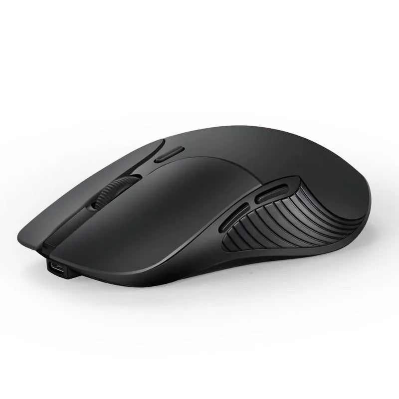 Blue wireless voice translation mouse with 2.4G connectivity and voice control button