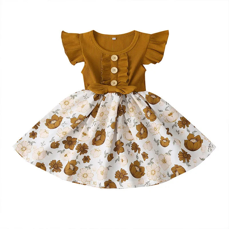 Girls sleeveless summer dress for toddlers available in multiple colours and sizes 80-120cm