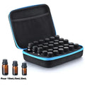 EVA cosmetic storage bag with 30 compartments for 15ml essential oil bottles, wall-mounted cube organiser.