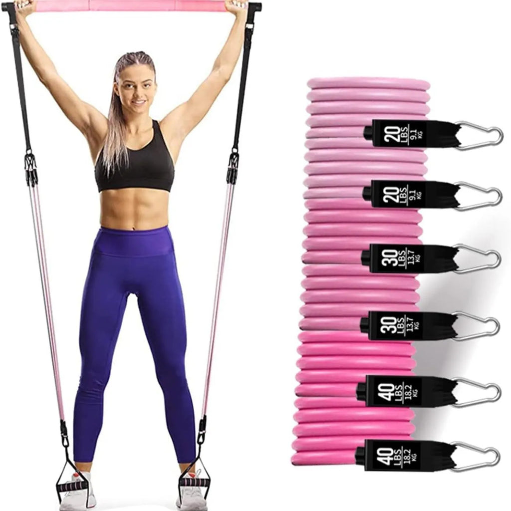 180-pound reinforced resistance band pull rope set in TPE material with tension rope