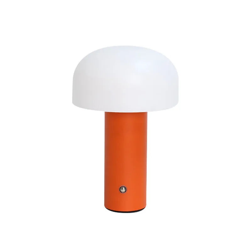 USB dual-purpose table lamp with colour-changing LED atmospheric lighting in black, green, orange, or white