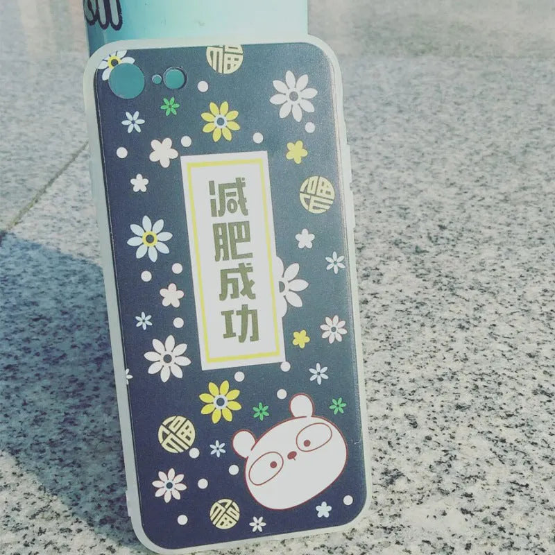 Transparent iPhone silicone case with colourful ice cream pattern design on clear background