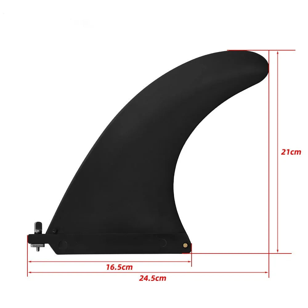 Plastic SUP removable fish fin water dispenser paddle accessory for stand-up paddle boards