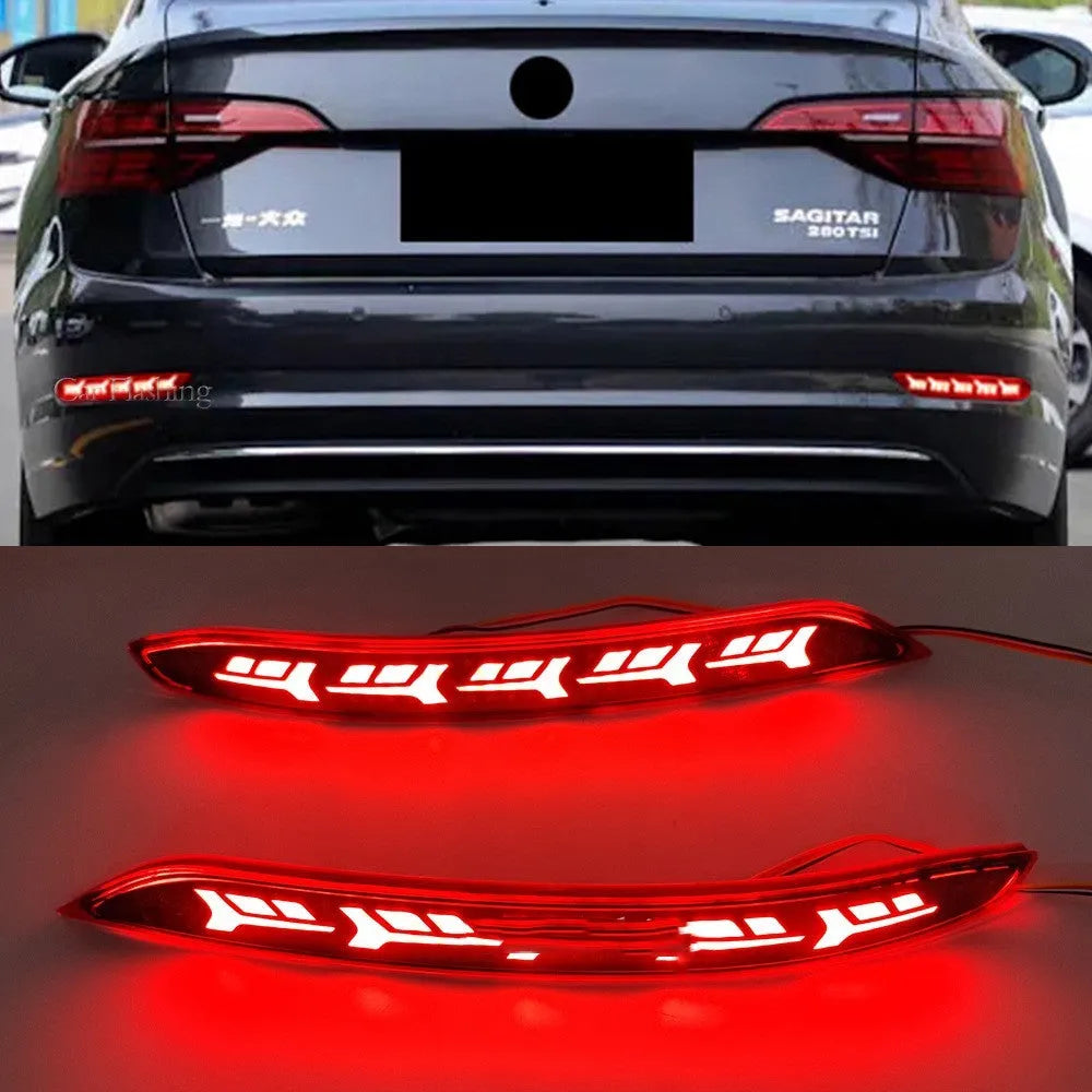 Volkswagen Sagitar rear bumper light with flowing water LED animation for 2019-2021 models