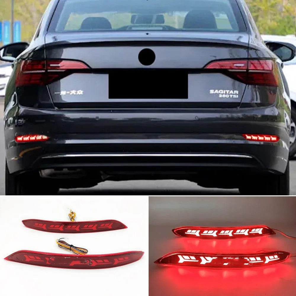 Volkswagen Sagitar rear bumper light with flowing water LED animation for 2019-2021 models