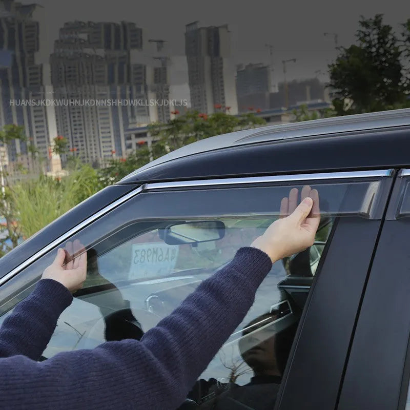 2023 Mitsubishi Outlander window deflectors in engineering plastic