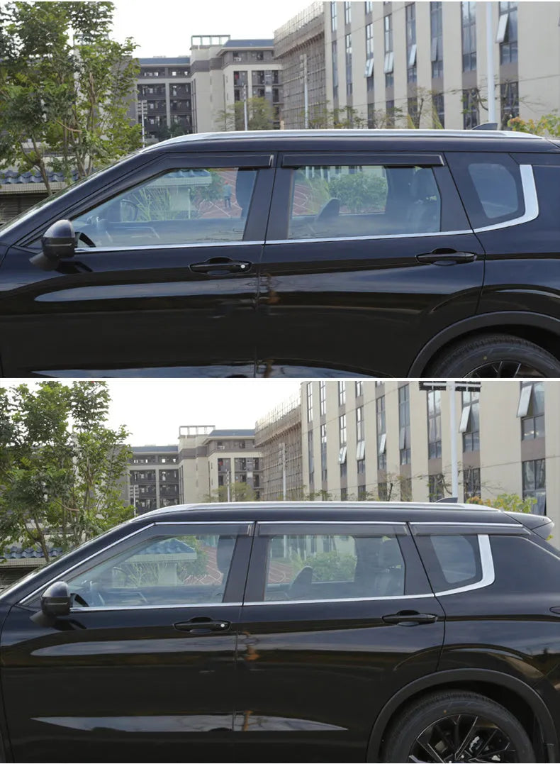 2023 Mitsubishi Outlander window deflectors in engineering plastic
