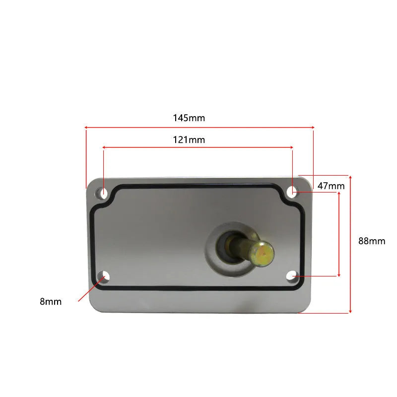 Silver aluminium alloy short shifter gear lever kit for Horten vehicles