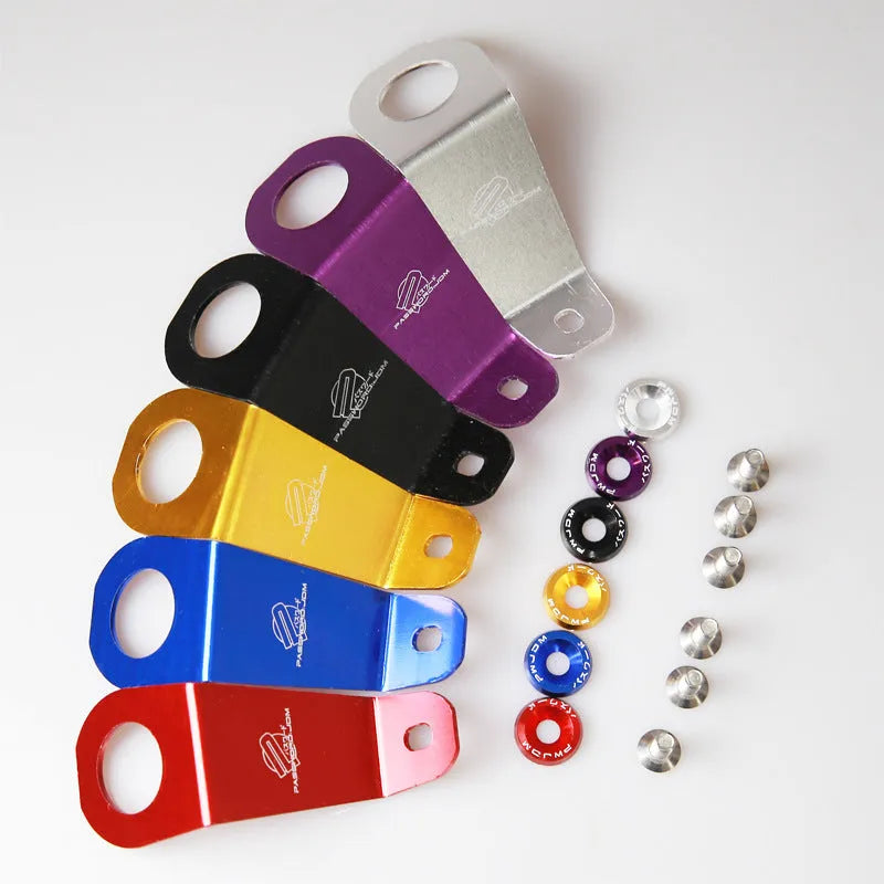 Aluminium radiator mounting bracket for Honda Civic EG in anodised finish with multiple colour options