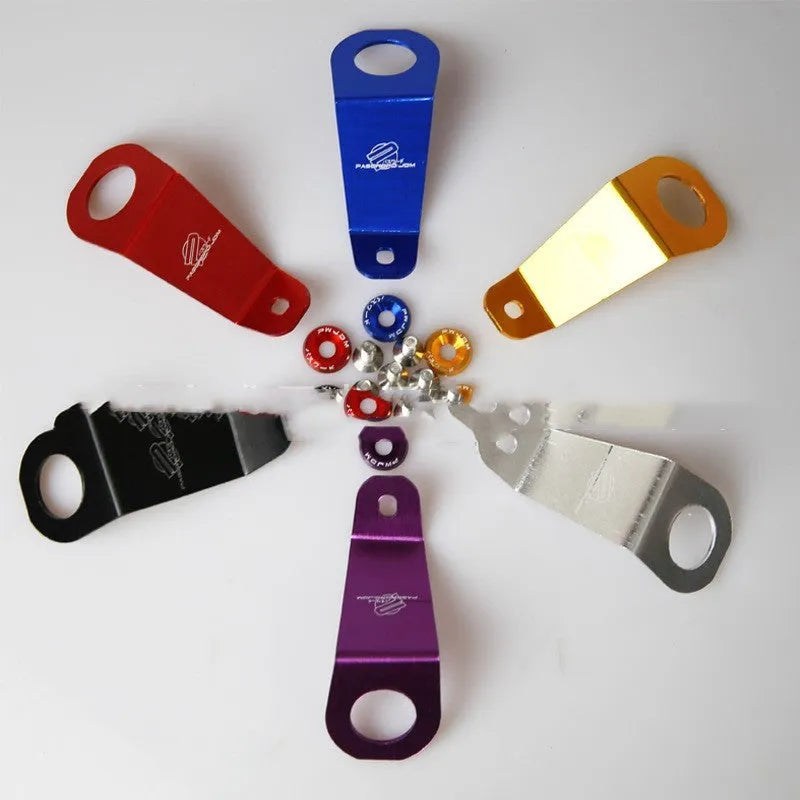 Aluminium radiator mounting bracket for Honda Civic EG in anodised finish with multiple colour options
