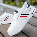 Men's sports trainers in black, grey, and white colours showing size options from 39 to 44.
