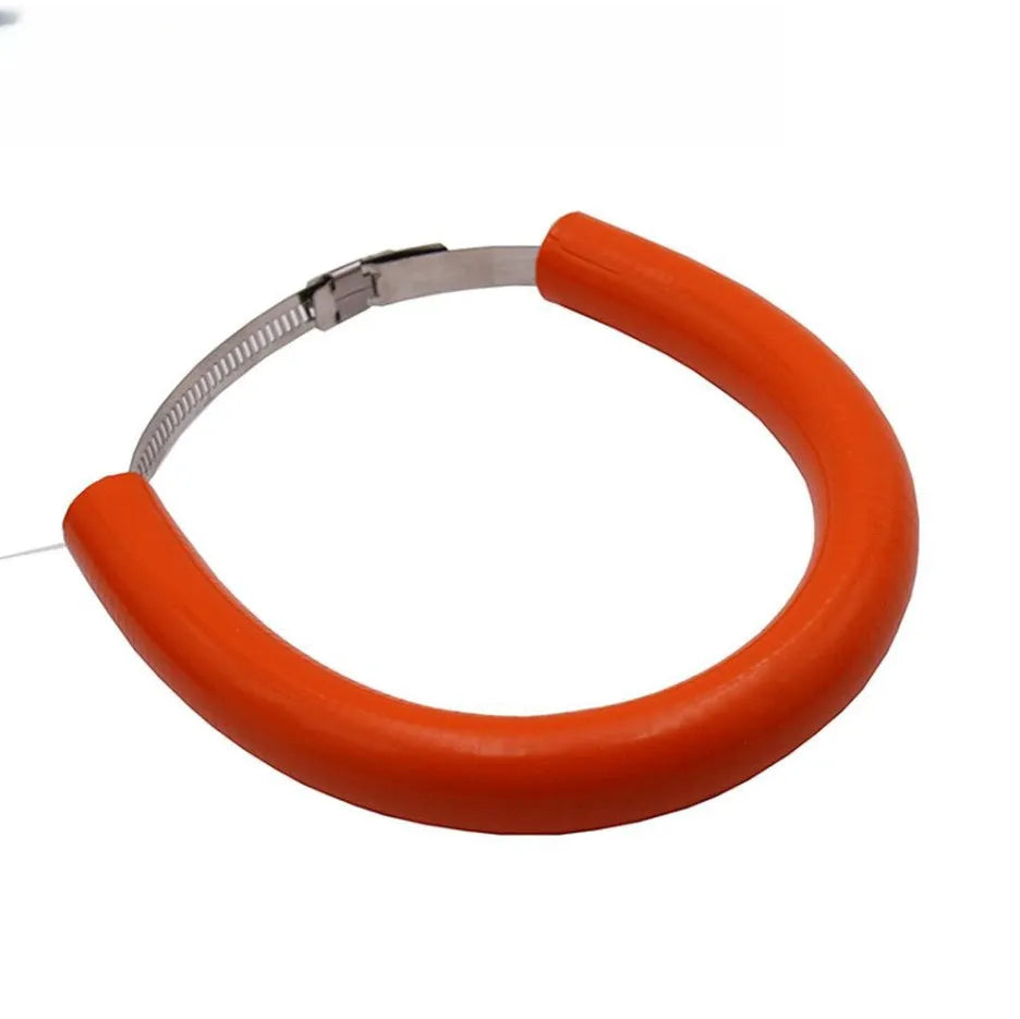 Universal motorcycle exhaust pipe anti-drop wring gasket in black blue orange colours