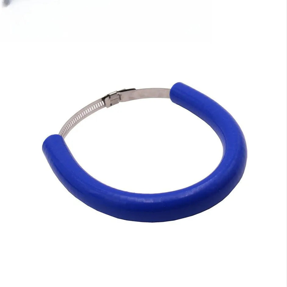 Universal motorcycle exhaust pipe anti-drop wring gasket in black blue orange colours