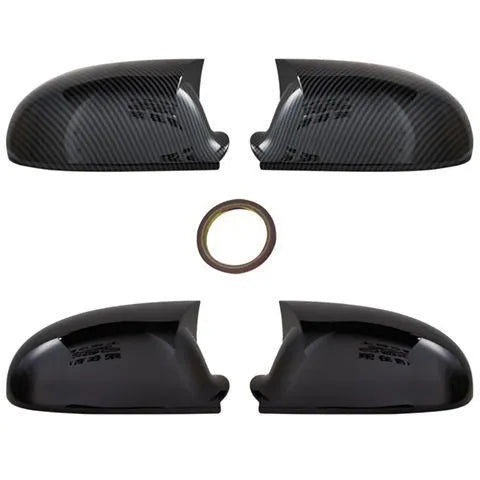 Volkswagen Sagitar reflector shell in horn bright black finish with mirror housing components