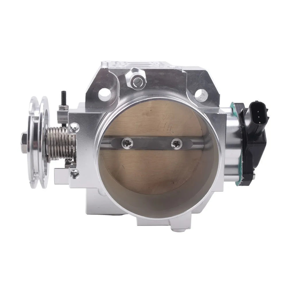 Aluminium throttle body sensor for Honda K20A engine in black or silver finish, 70mm diameter