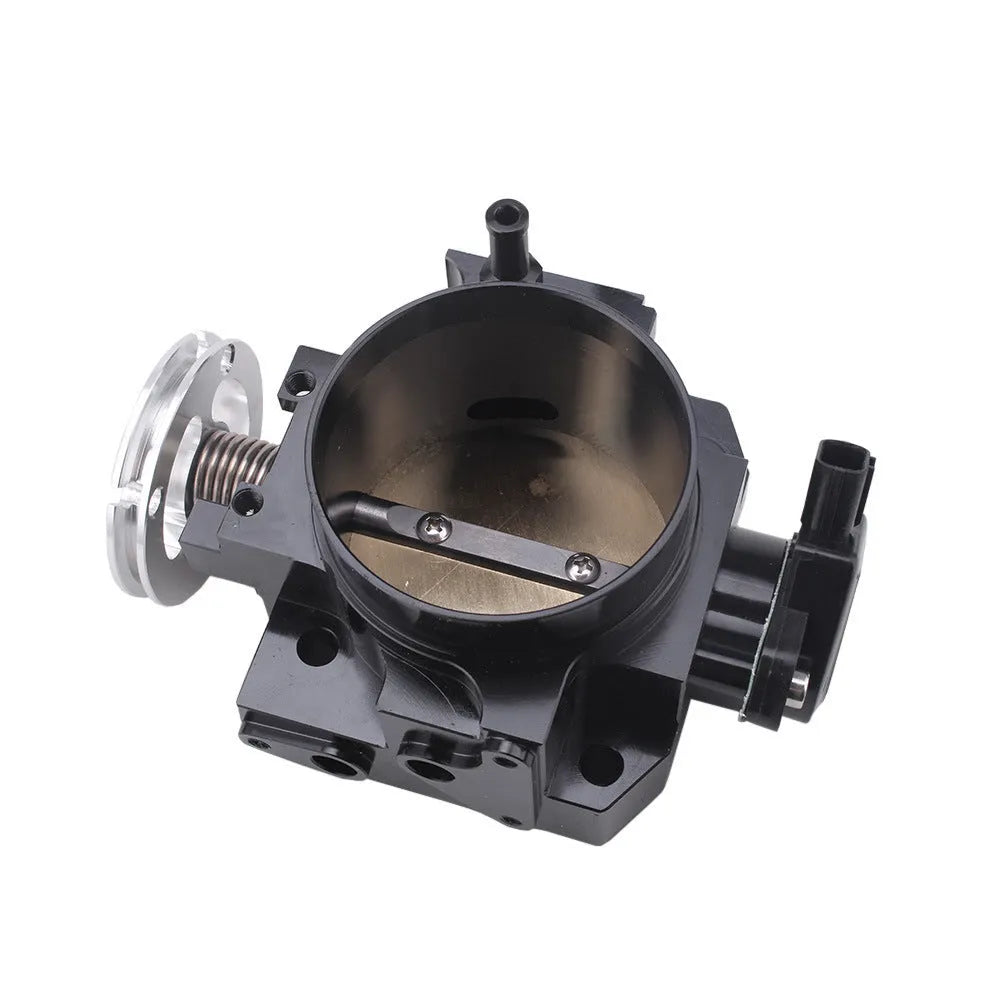 Aluminium throttle body sensor for Honda K20A engine in black or silver finish, 70mm diameter