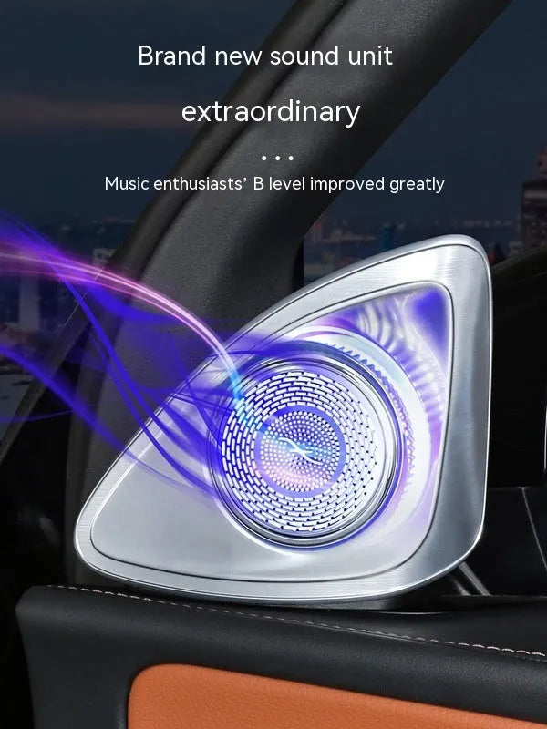 Burmester-style rotating tweeter car audio speakers for 2023 Mercedes-Benz GLC X254 model