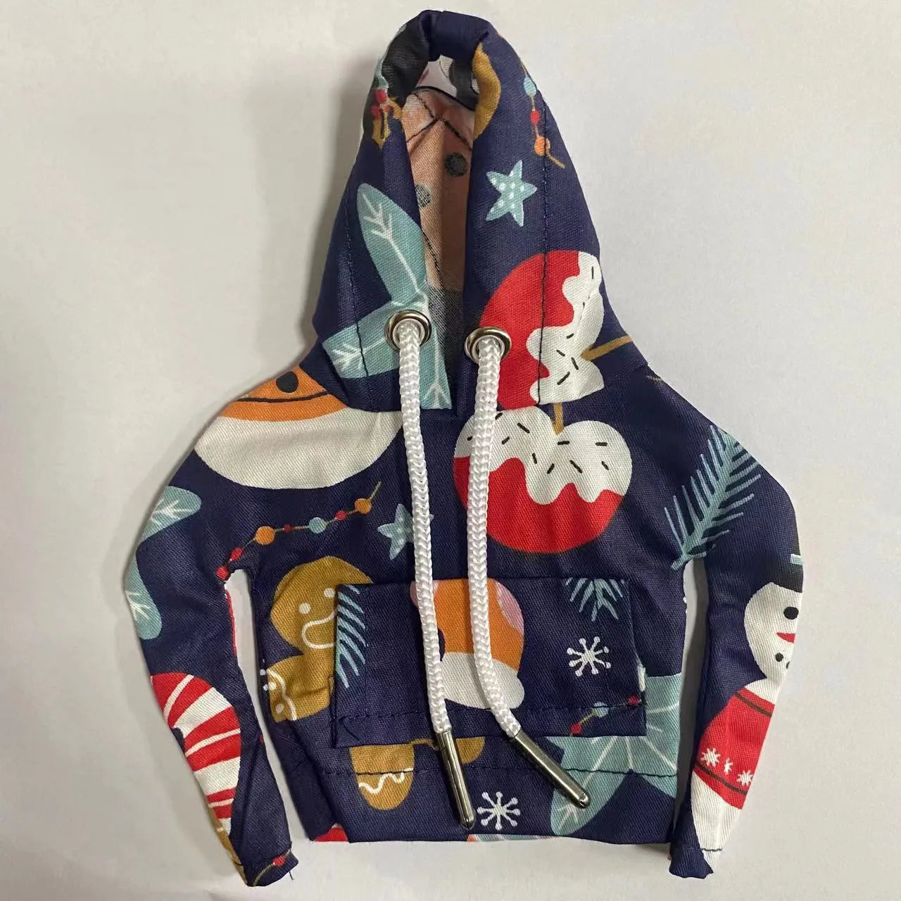 Christmas handbrake cover with fleece lining in Santa Claus design on car gear lever