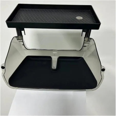 Black ABS storage tray for Tesla Model 3 and Y centre console under the touchscreen