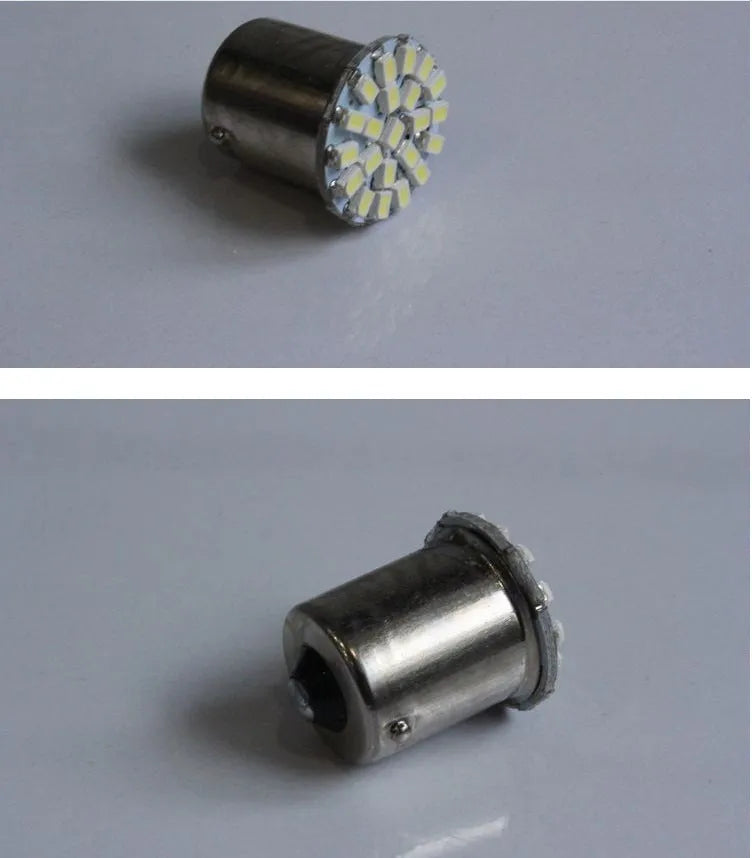 22-LED automotive light unit for car brake light, turn signal, and reversing lamp functions.