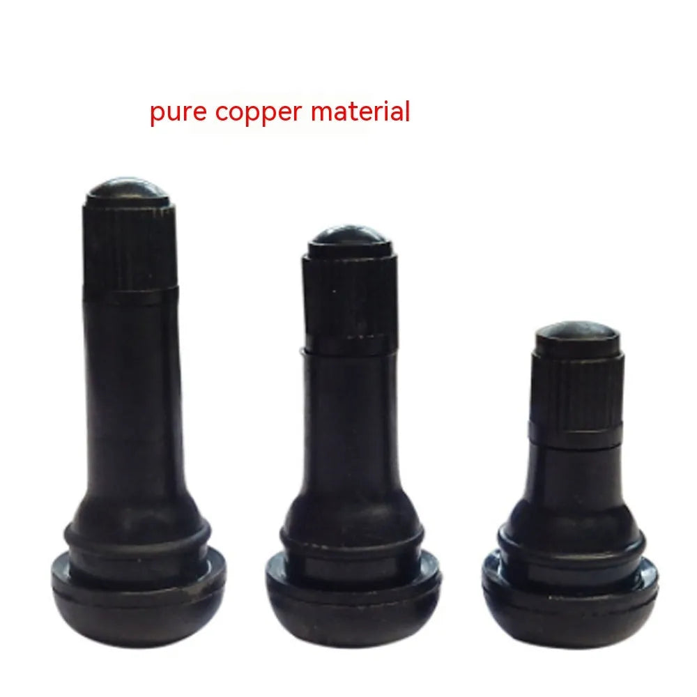 Black copper tyre valve nozzles for car TR412 TR413 TR414 vacuum tyres
