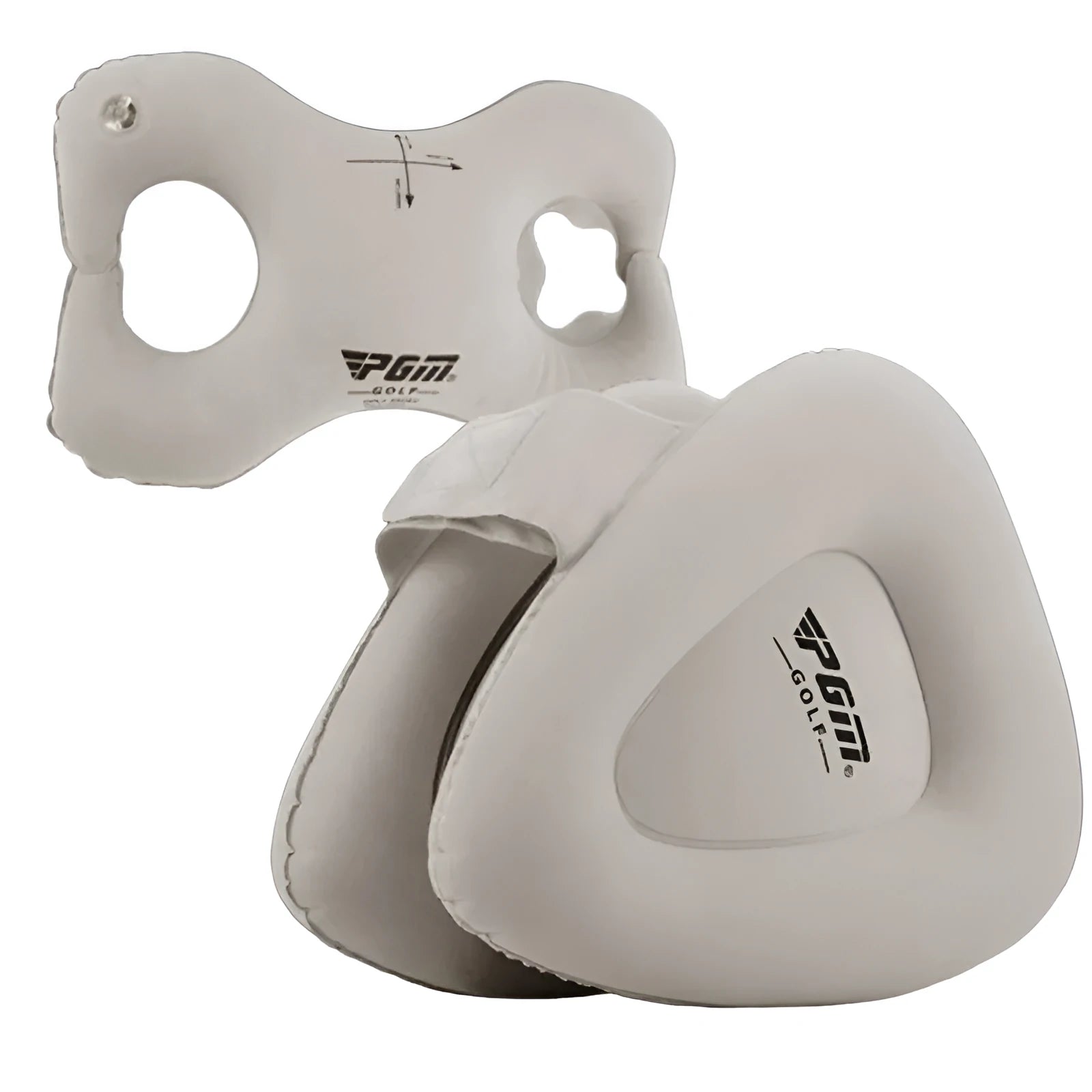 Golf swing corrector with PVC fluff material and retractable air nozzle for posture training