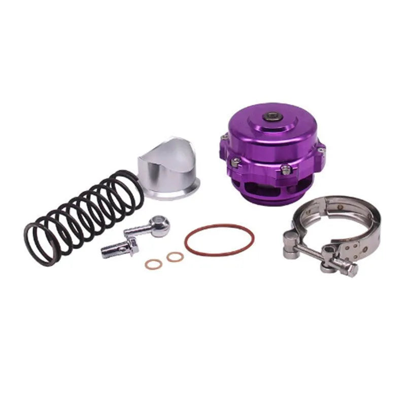 50mm aluminium alloy automotive blow-off valve in choice of six colours for turbo surge protection.
