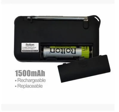 Rolton W405 portable FM radio speaker with MP3 player in compact design