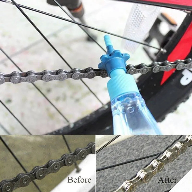 Drip Less Bicycle Chain Lubricant 60ml blue bottle, mess-free chain lube for bike maintenance