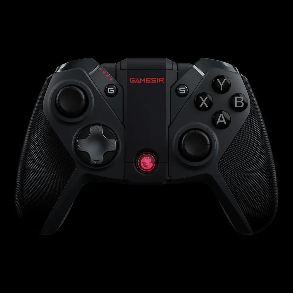 Black Gaishi chicken-handle USB Type-C gaming controller with analogue sticks and vibration function.