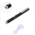 Green 5mW laser pointer pen in Black, White, and Camouflage colour options.