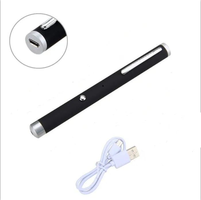 Green 5mW laser pointer pen in Black, White, and Camouflage colour options.